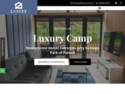Kompleks wypoczynkowy Luxury Camp - Wręcza noclegi