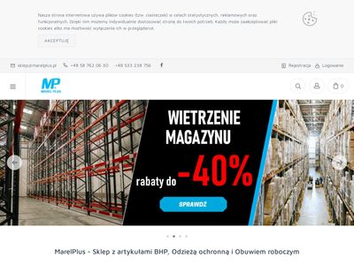 MarelPlus.pl - Sklep z artykułami BHP, Odzieżą ochronną i Obuwiem roboczym.