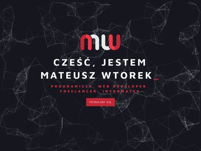 Programista stron i sklepów internetowych - mateuszwtorek.pl