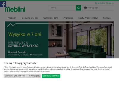 Internetowy sklep meblowy Meblini.pl