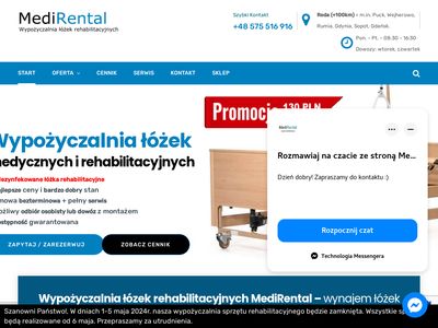 Wypożyczalnia sprzętu rehabilitacyjnego - Medirental