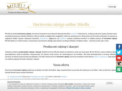 Mirella.pl - rajstopy we wzory