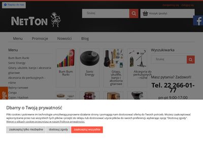 Perkusjonalia i instrumenty strunowe dla profesjonalistów w NetTon.pl