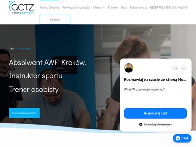 Trening online z trenerem personalnym z Krakowa Norbertem Gotzem
