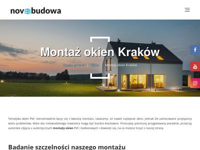 Montaż okien Kraków - Szybko i profesjonalnie - NovoBudowa