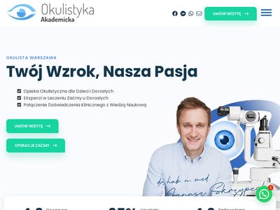 Gabinet okulistyczny Warszawa - okulistykaakademicka.pl