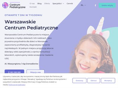 Warszawskie Centrum Pediatryczne - przychodnia dla dzieci
