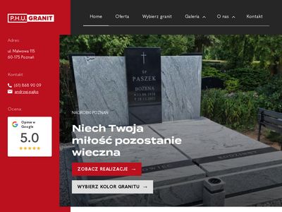 PHU Granit – nagrobki w Poznaniu