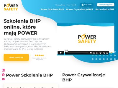 Power Safety - platforma szkoleniowa BHP online