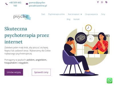 Depresja pomoc psychologiczna online - Psyche