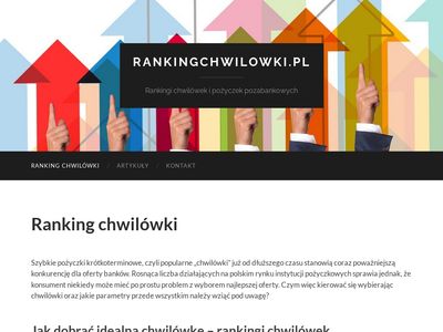 Ranking chwilówek i pożyczek - rankingchwilowki.pl