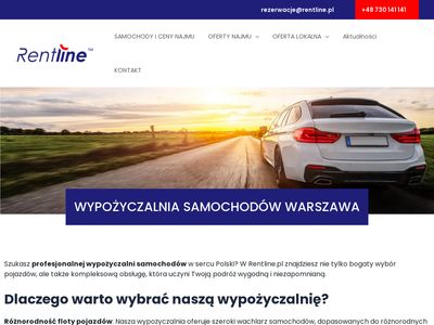 Wypożyczalnia samochodów, Warszawa - Rentline