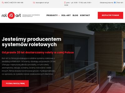 Rol-Art - producent systemów roletowych Kielce