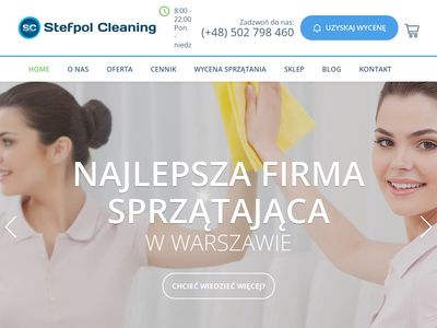 Stefpol Cleaning - usługi sprzątania w Warszawie dla biura i domu