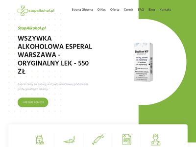 Esperal w Warszawie - stopalkohol.pl