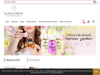 Sklep z produktami do zdobienia paznokci - sunflower.com.pl