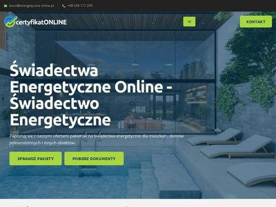 Świadectwa energetyczne domów - swiadectwa.energetyczne-online.pl