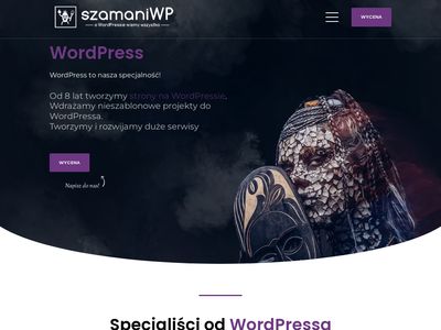 Szamaniwp.pl - Tworzenie stron na Wordpress