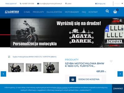 Loster - szyby motocyklowe producent