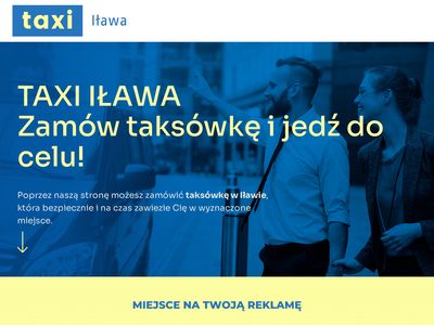 Zamów taxi w Iławie szybko i wygodnie - taksowka.ilawa.pl