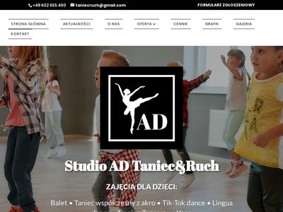Taniecruch.pl to kameralne studio tańca.