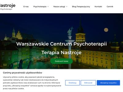 Dobry psychoterapeuta z Warszawy - terapianastroje.pl