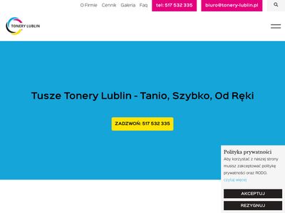 Tonery Lublin -Tusze do drukarek i oryginalne zamienniki