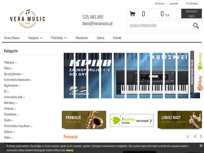 Internetowy sklep muzyczny Veramusic