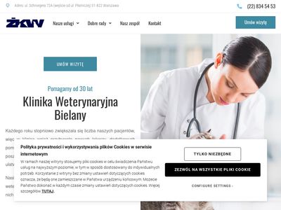 Klinika dla zwierząt Warszawa - weterynaria.waw.pl