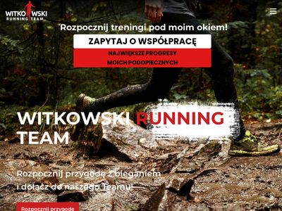 Trener biegania - witkowskirunning.pl