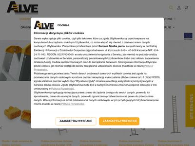 Producent drabin aluminiowych Alve
