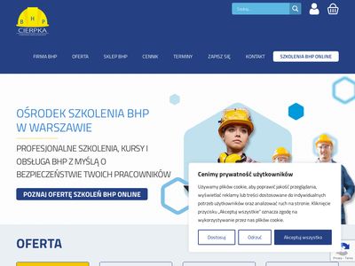 Profesjonalne kursy BHP Warszawa - BHP Cierpka
