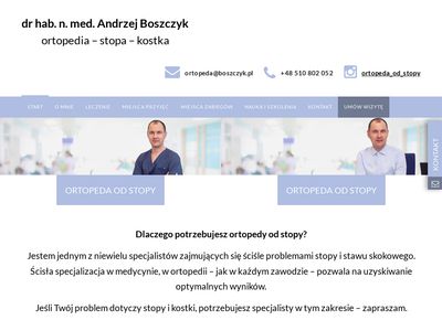 Ortopeda Andrzej Boszczyk
