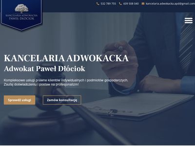 Kancelaria adwokacka Paweł Dłóciok – profesjonalna kancelaria adwokacka w Zabrzu