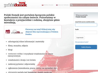 Polskidomek.pl polska społeczność za granicą