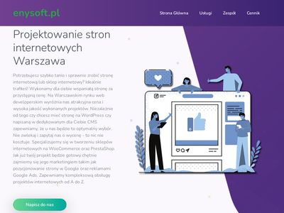 Enysoft.pl tworzenie sklepów internetowych