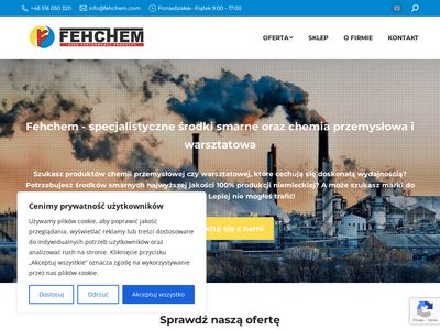 Fehchem - specjalistyczne środki smarne oraz chemia przemysłowa i warsztatowa