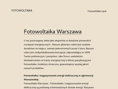 Dotacje fotowoltaika Warszawa dofinansowanie