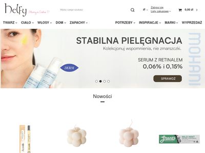 Sklep internetowy z bio kosmetykami - helfy.pl