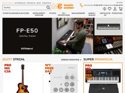 Musiccenter.com.pl - sklep muzyczny dla pasjonatów dźwięku