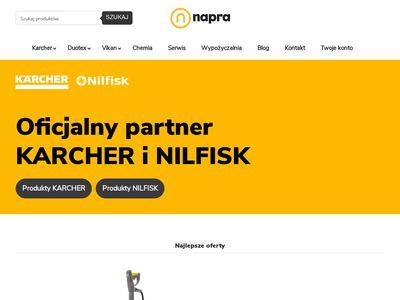 Napra sprzedaż i serwis urządzeń Karcher i Nilfisk