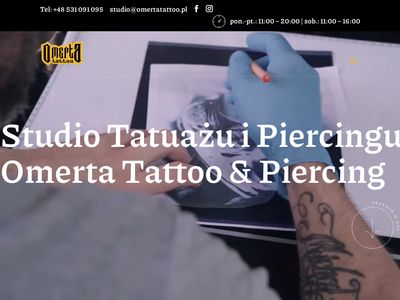 Studio tatuażu Wrocław, salon - Omerta Tattoo