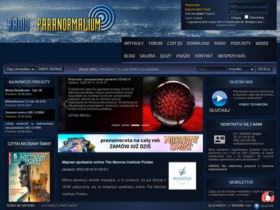 Radio Paranormalium - UFO, ezoteryka i zjawiska paranormalne