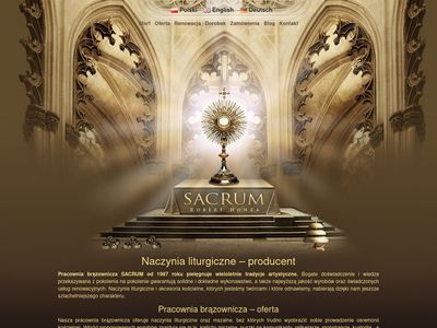 Monstrancje producent - sacrum.com.pl