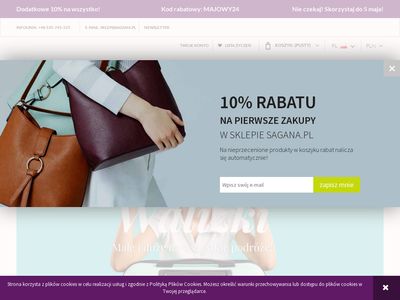 Sagana.pl - sklep internetowy z modną galanterią i akcesoriami