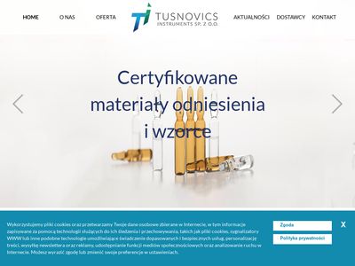 Wyposażanie Laboratorium - Tusnovics