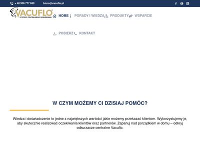 Vacuflo.pl systemy centralnego odkurzania