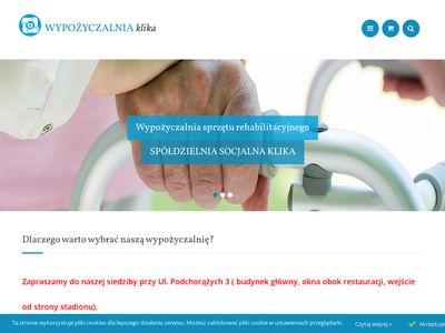 Wypożyczalnia sprzętu rehabilitacyjnego - wypozyczalnia-klika.pl