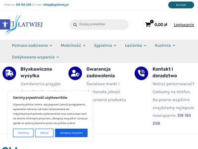 Sprzęd medyczny ułatwiający życie seniora - zyjlatwiej.pl
