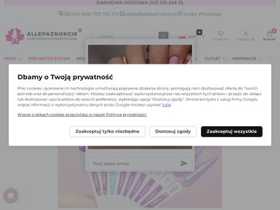 AllePaznokcie - sklep z produktami do stylizacji paznokci